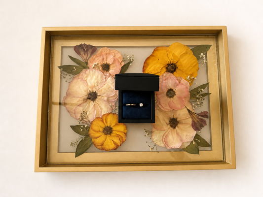 Floret Proposal Rings Tray