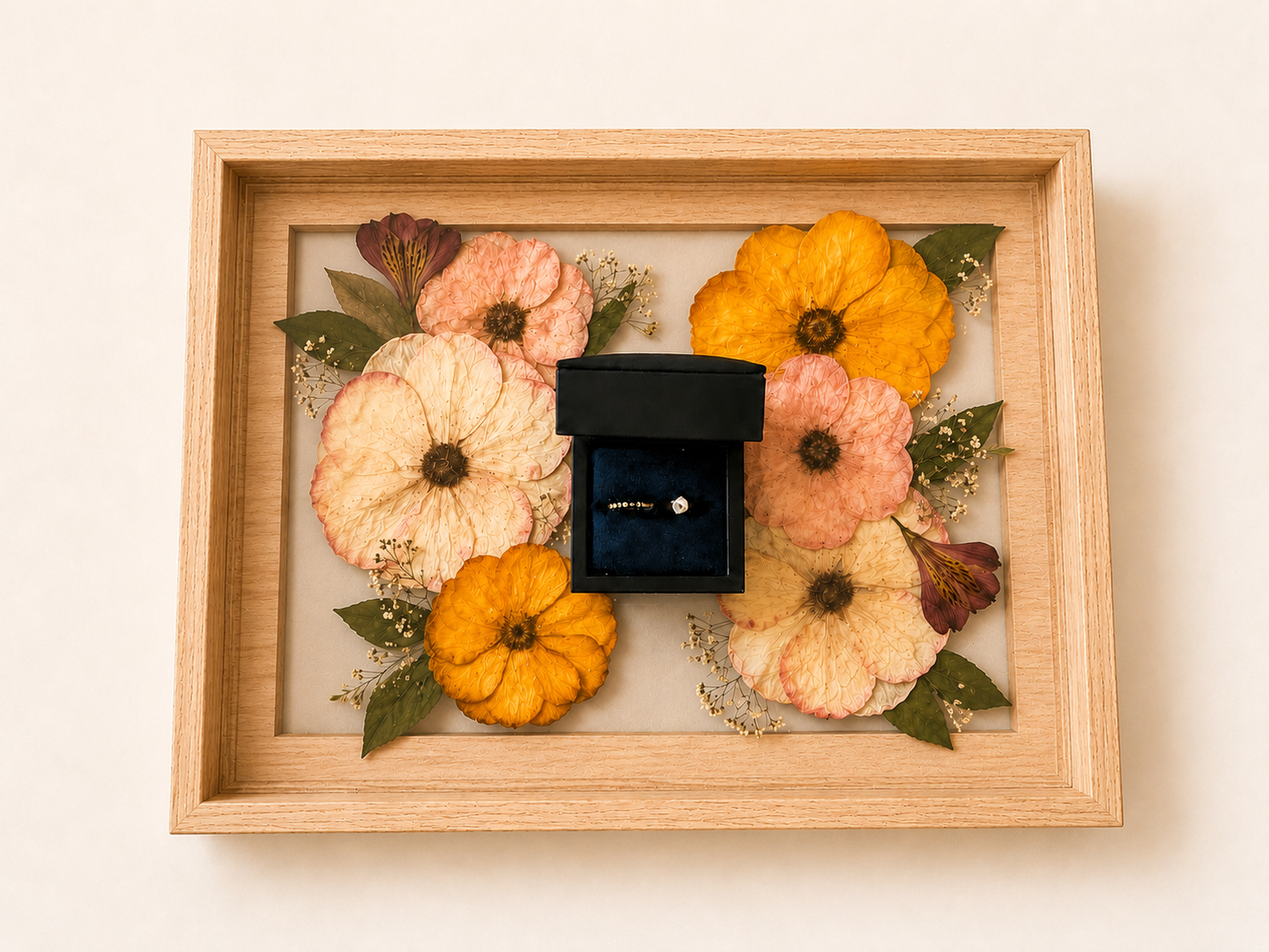 Floret Proposal Rings Tray