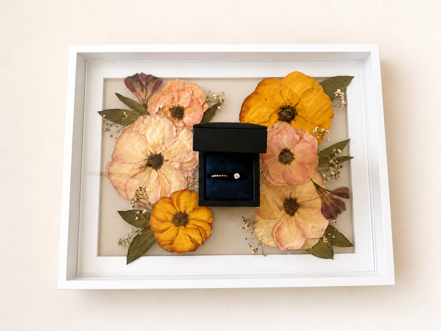 Floret Proposal Rings Tray